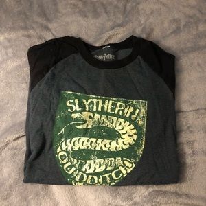 New Unisex Slytherin Baseball Shirt Medium, Comfy